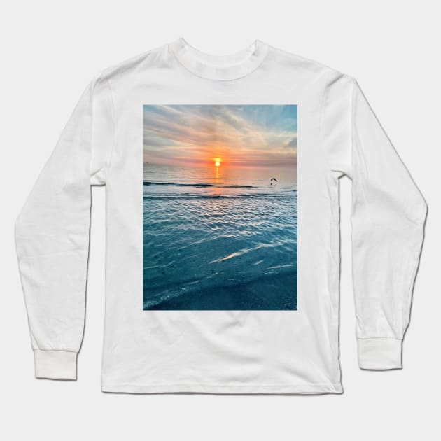 Sunset Marco Island #2 Long Sleeve T-Shirt by cbernstein